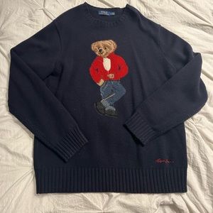 Men’s Ralph Lauren Polo Bear Sweater Large